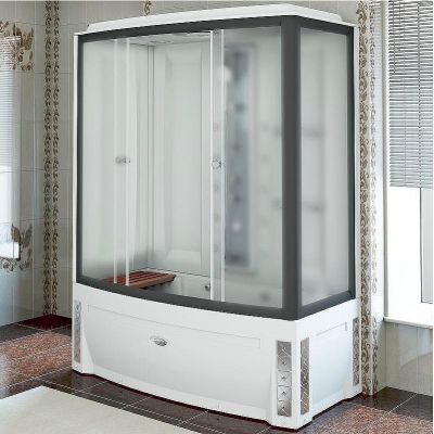 Душевой бокс Radomir Элис К2 168x85 L 1-04-6-1-5-0961 с баней с гидромассажем