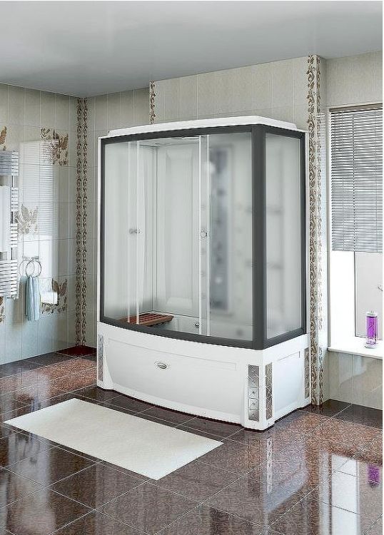 Душевой бокс Radomir Элис К2 168x85 L 1-04-6-1-5-0961 с баней с гидромассажем