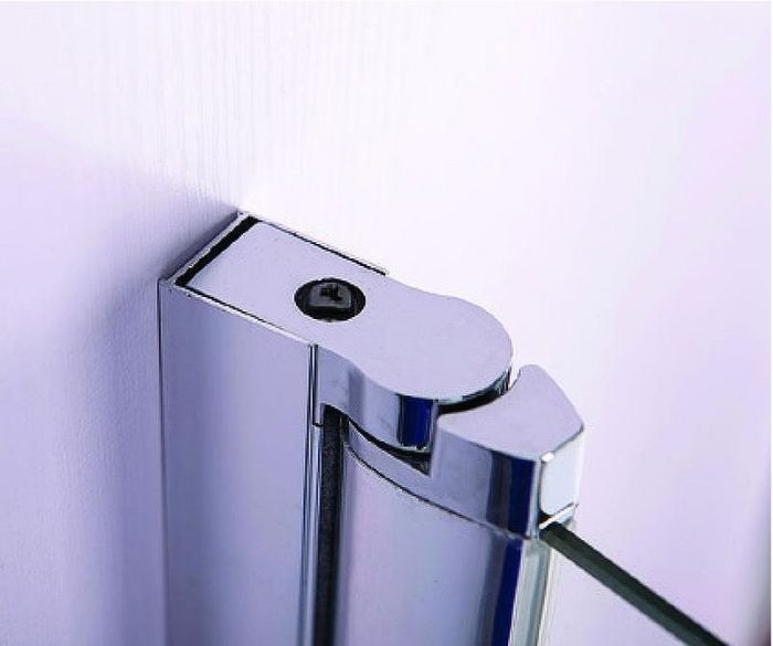 Шторка на ванну Esbano ES-1480 80 ESDV1480 профиль Хром стекло прозрачное