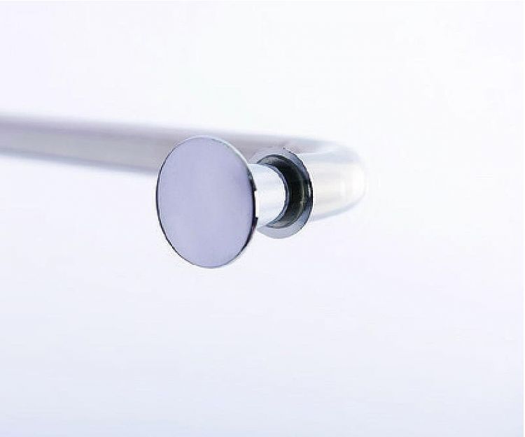 Шторка на ванну Esbano ES-1480 80 ESDV1480 профиль Хром стекло прозрачное