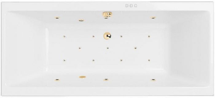 Акриловая ванна Excellent Pryzmat Slim 180x80 WAEX.PRY18S.RELAX.GL с гидромассажем