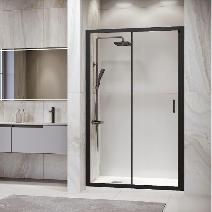 Душевая дверь RGW Passage PA-14 B 180 41081418-14 профиль Черный стекло прозрачное