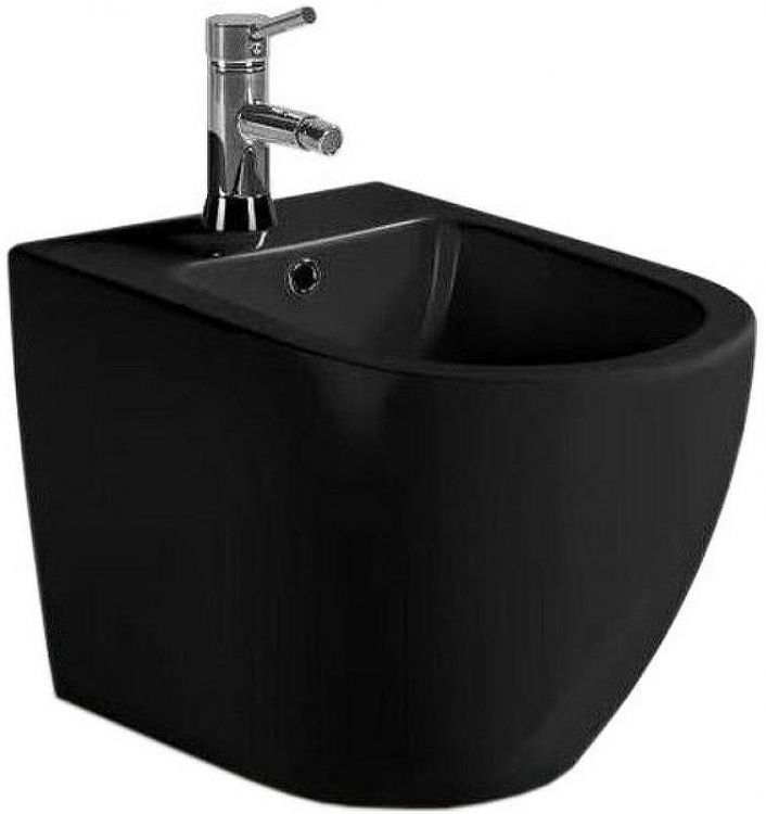 Биде SantiLine SL-5058MB подвесное Черное матовое