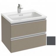 Тумба под раковину Jacob Delafon Vox 60 см EB2030-RA-442 серый антрацит лак