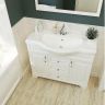Тумба под раковину 1MarKa Прованс New 80Н У94490 Белый глянец