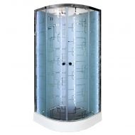 Душевая кабина Deto ЕМ1510N LED 100x100x200