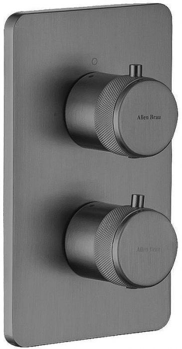 Смеситель для душа Allen Brau Priority 5.31314-MG с термостатом Графит брашированный