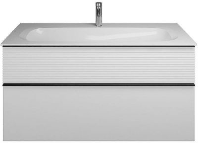 Тумба с раковиной Burgbad Fiumo 120 SFXN122F3956FOT2G0200C0001*1 подвесная Белая глянцевая