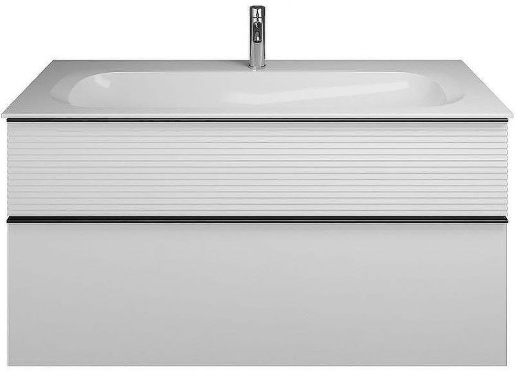 Тумба с раковиной Burgbad Fiumo 120 SFXN122F3956FOT2G0200C0001*1 подвесная Белая глянцевая