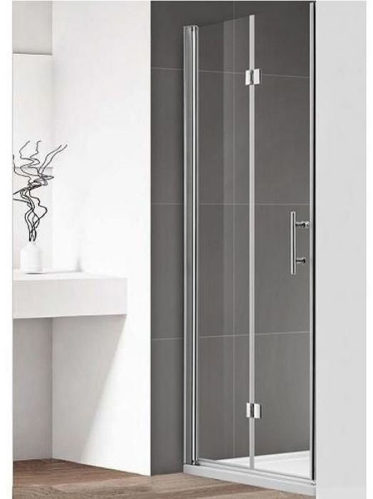 Душевая дверь Cezares Eco BS-12 90 профиль Хром стекло прозрачное