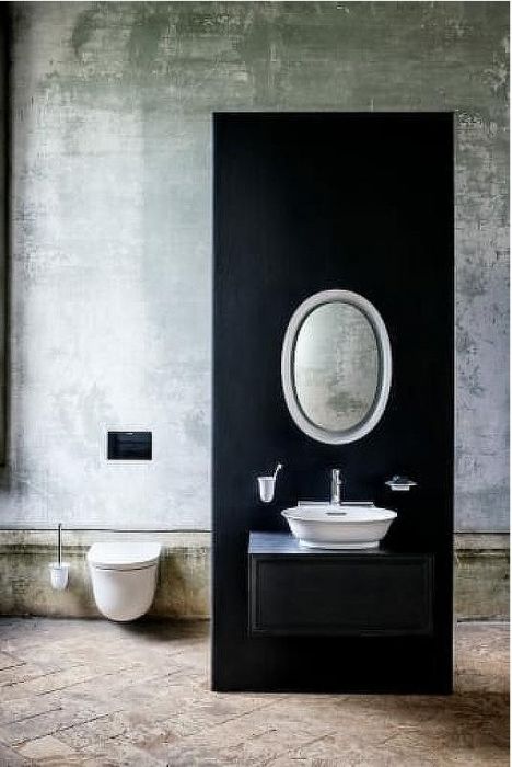 Тумба под раковину Laufen New Classic 78 4.0601.1.085.628.1 подвесная Черный дуб