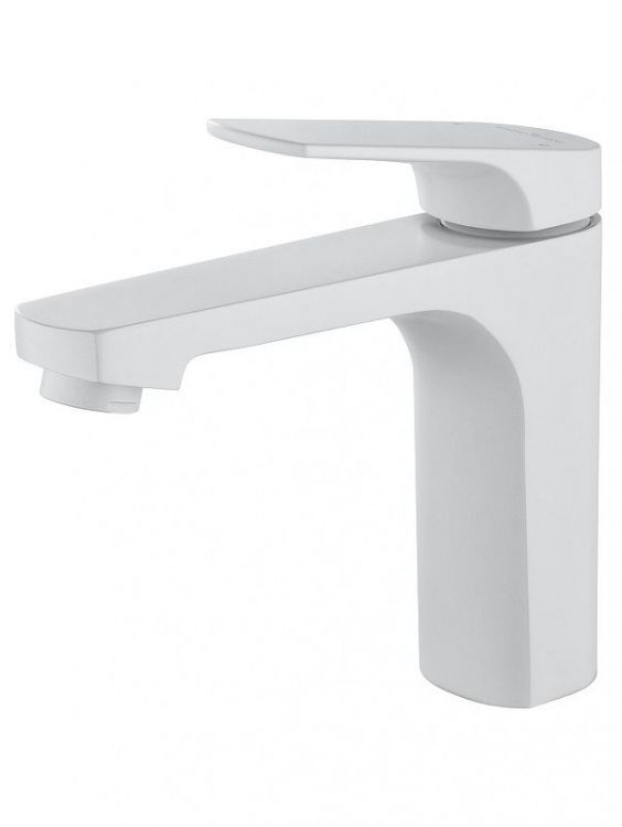 Смеситель для раковины Wonzon & Woghand WW-A40492-MW цвет Белый матовый