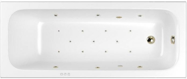 Акриловая ванна Whitecross Vibe 170x70 0105.170070.100.RELAX.BR с гидромассажем