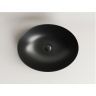 Умывальник CERAMICANOVA Element чаша накладная овальная (цвет Чёрный Матовый) CN6017MB