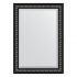 Зеркало EVOFORM  EXCLUSIVE BY 1195 75x105 черный ардеко 81 мм с фацетом в багетной раме