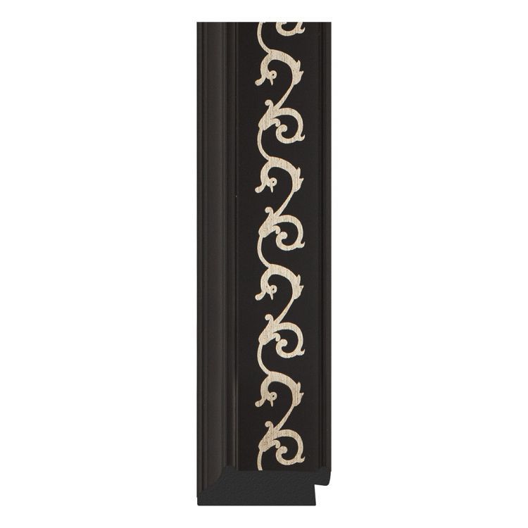 Зеркало EVOFORM EXCLUSIVE BY 1195 75x105 черный ардеко 81 мм с фацетом в багетной раме Зеркало EVOFORM EXCLUSIVE BY 1195 75x105 черный ардеко 81 мм с фацетом в багетной раме