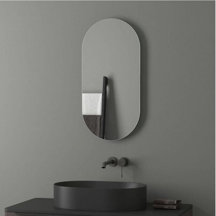 Зеркало Evoform Ledshine 40х80 BY 2597 с подсветкой 16,5 W - без выключателя - теплый белый свет