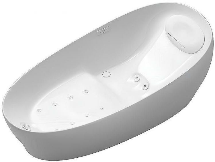 Ванна из искусственного камня Toto Neorest PJYD2200PWEE#GW 220х105 с гидромассажем