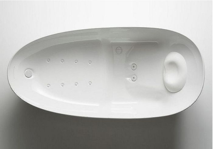 Ванна из искусственного камня Toto Neorest PJYD2200PWEE#GW 220х105 с гидромассажем