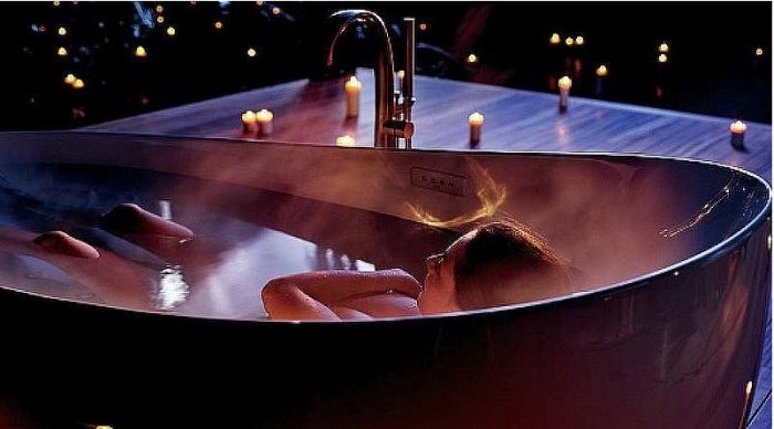 Ванна из искусственного камня Toto Neorest PJYD2200PWEE#GW 220х105 с гидромассажем