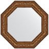 Зеркало Evoform Octagon 75х75 BY 7391 в багетной раме - Виньетка состаренная бронза 109