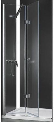 Душевая дверь Cezares Elena W-BS-13 193 профиль Хром стекло прозрачное