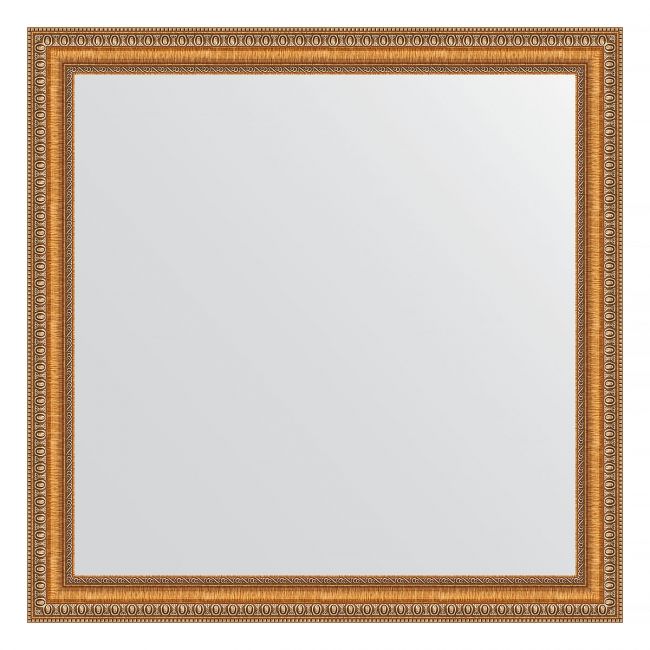 Зеркало EVOFORM  DEFENITE BY 3234 75x75 золотые бусы на бронзе 60 мм в багетной раме