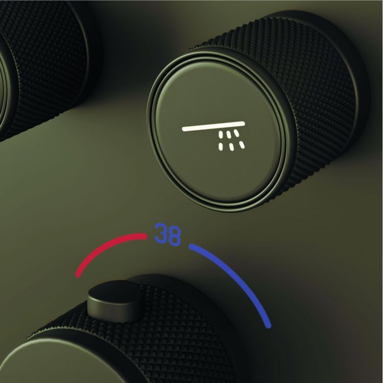 Душевой комплект SANCOS Space встраиваемый c термостатическим смесителем, цвет черный матовый , SC3006MB Душевой комплект SANCOS Space встраиваемый c термостатическим смесителем, цвет черный матовый , SC3006MB