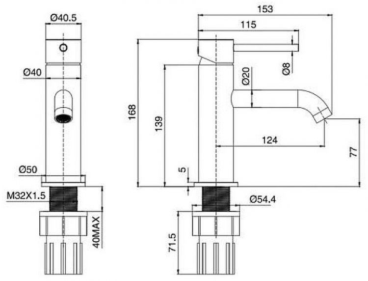 Смеситель для раковины Splendy Passion PA201168GK1CR цвет Хром