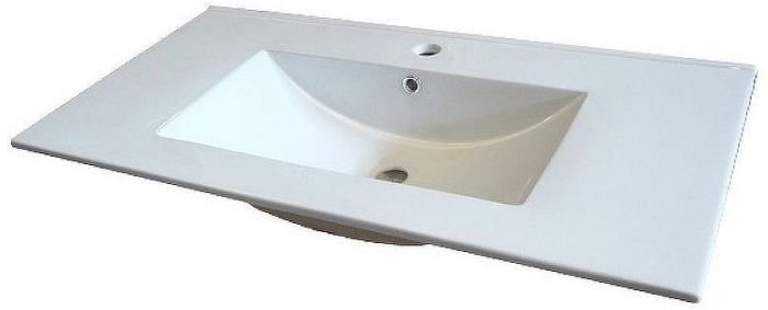 Тумба с раковиной Comforty Страсбург 90 00-00006557 Дуб дымчатый