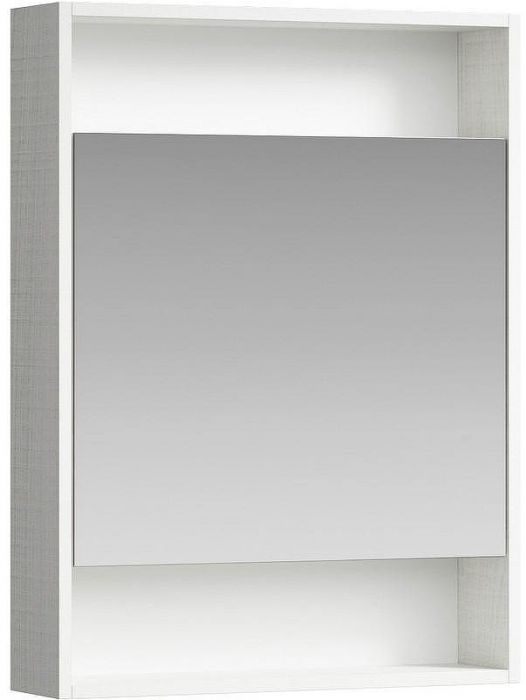 Зеркальный шкаф Aqwella Сити 60 SIT0406DK Дуб канадский