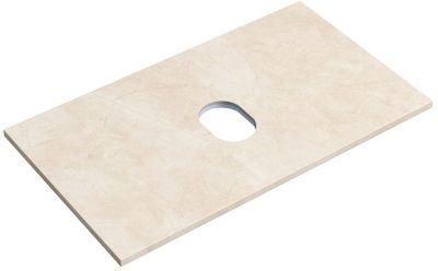 Столешница для ванной комнаты SANCOS 800х460 без отверстия под смеситель, цвет kreman, артикул TT80A2, TT80A2