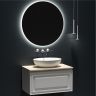 Столешница для ванной комнаты SANCOS 800х460 без отверстия под смеситель, цвет kreman, артикул TT80A2, TT80A2