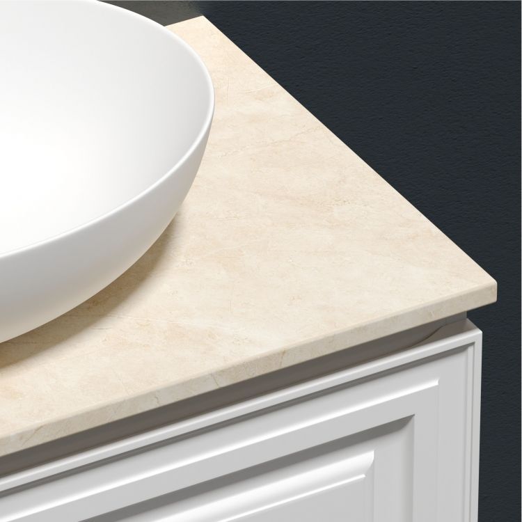 Столешница для ванной комнаты SANCOS 800х460 без отверстия под смеситель, цвет kreman, артикул TT80A2, TT80A2 Столешница для ванной комнаты SANCOS 800х460 без отверстия под смеситель, цвет kreman, артикул TT80A2, TT80A2