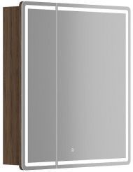 Зеркальный шкаф Sancos Mirror 70 MI70ECH с подсветкой Дуб чарльстон