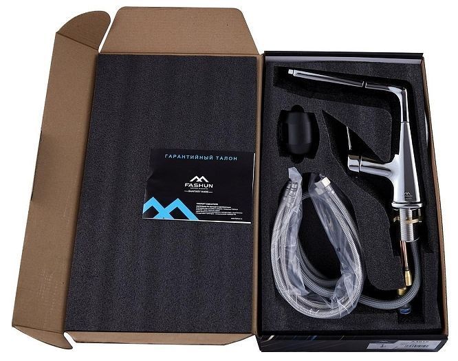 Смеситель для раковины Fashun A4018 цвет Хром Смеситель для раковины Fashun A4018 цвет Хром