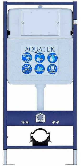 Комплект унитаза с инсталляцией Aquatek Set Aquatek Вега с сиденьем Микролифт