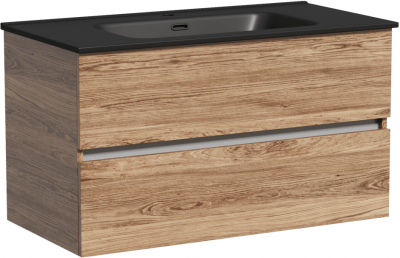 Тумба подвесная SANCOS под раковину Urban, дуб чарльстон 890х450х550, UR90ECH