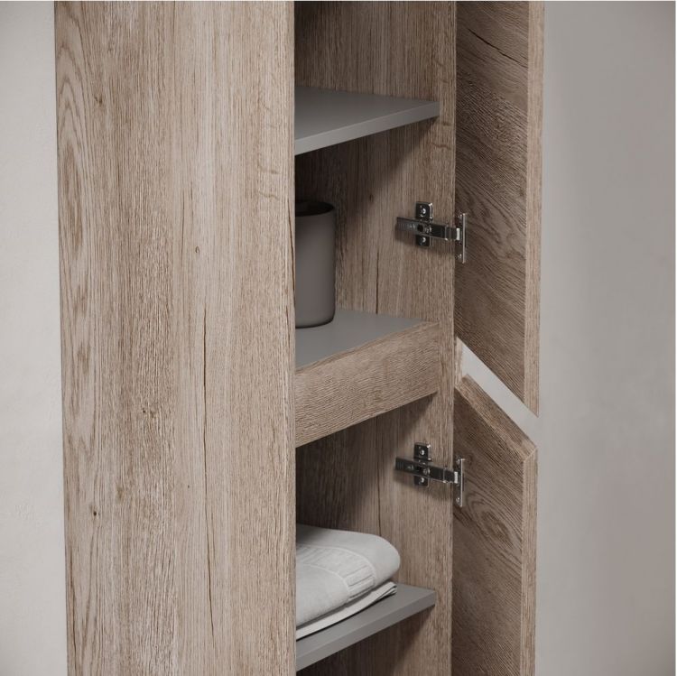 Шкаф-пенал SANCOS подвесной Libra, дуб галифакс натуральный 350х300х1600 мм, PLB35EG