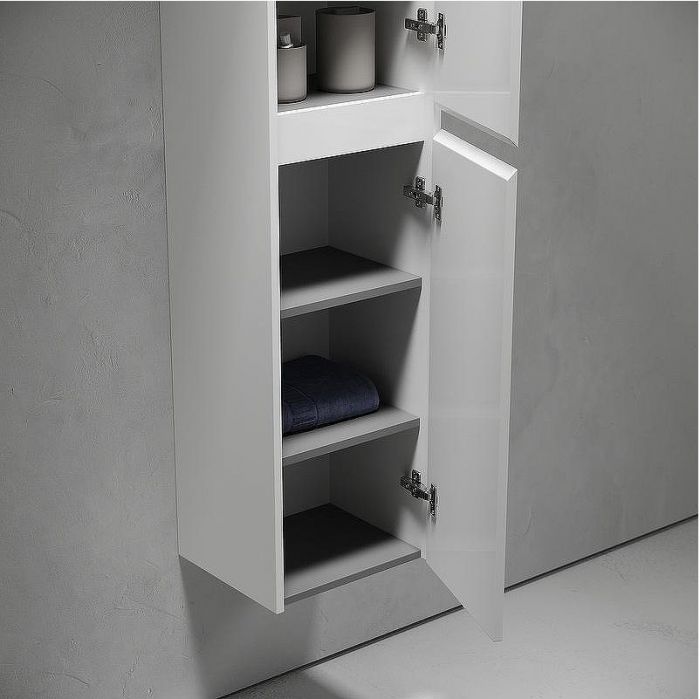 Шкаф пенал Sancos Libra 35 PLB35W подвесной Белый глянец