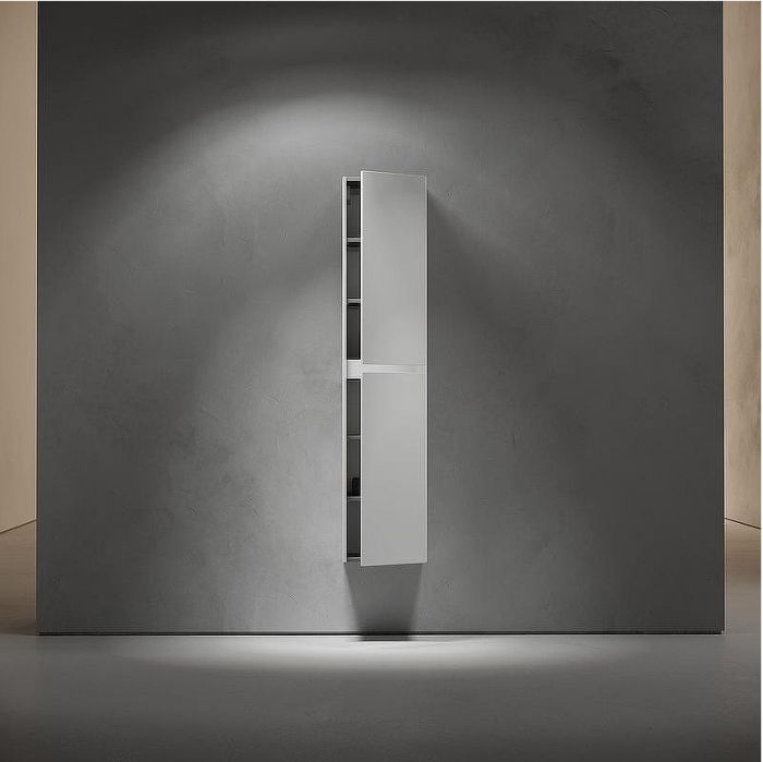 Шкаф пенал Sancos Libra 35 PLB35W подвесной Белый глянец