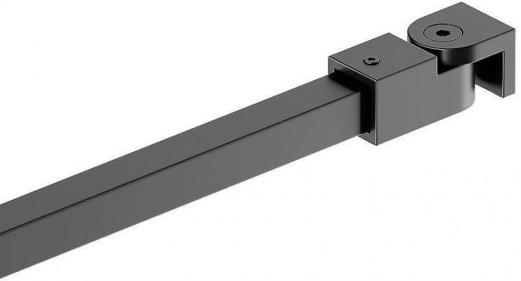 Душевая перегородка Berges Sky Black 90х200 064013 профиль Черный матовый стекло тонированное Душевая перегородка Berges Sky Black 90х200 064013 профиль Черный матовый стекло тонированное