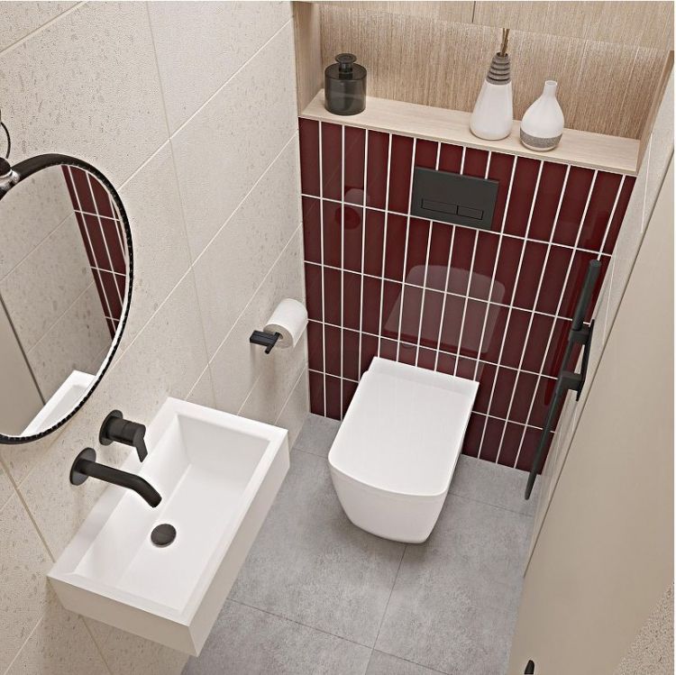 Инсталляция Lavinia Boho RelFix 77020016 для унитаза с клавишей смыва цвет Черный матовый