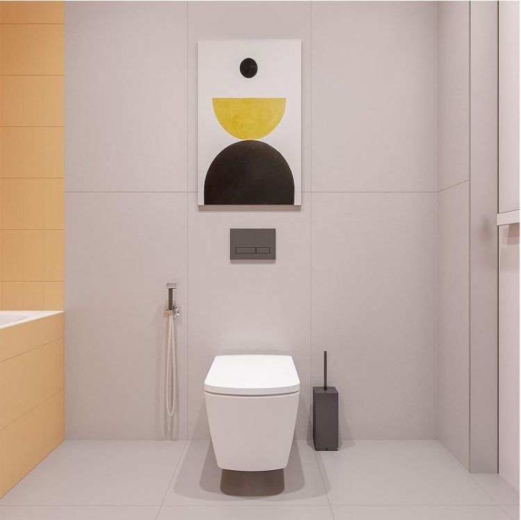 Инсталляция Lavinia Boho RelFix 77020016 для унитаза с клавишей смыва цвет Черный матовый