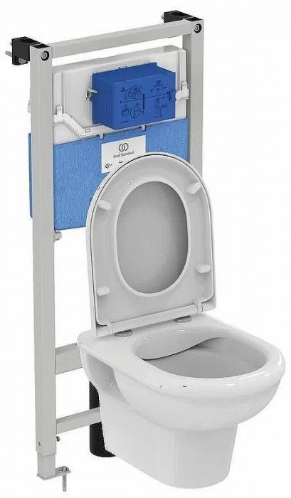 Комплект унитаза с инсталляцией Ideal Standard Prosys Exacto X042601 с сиденьем Микролифт