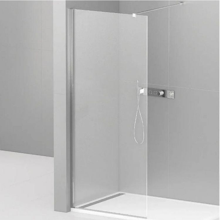 Душевая перегородка Cezares Liberta 125 LIBERTA-L-1-125-120-C-Cr профиль Хром стекло прозрачное