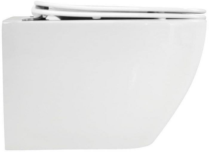 Комплект унитаза Cezares Stylus-Tor CZR-6601-TH-TOR/CZR2316SC с инсталляцией BelBagno BB002-80/BB005-PR-CHROME с сиденьем Микролифт и клавишей смыва Хром глянцевый