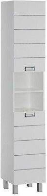Шкаф пенал Aquanet Доминика 35 R 170802 Белый