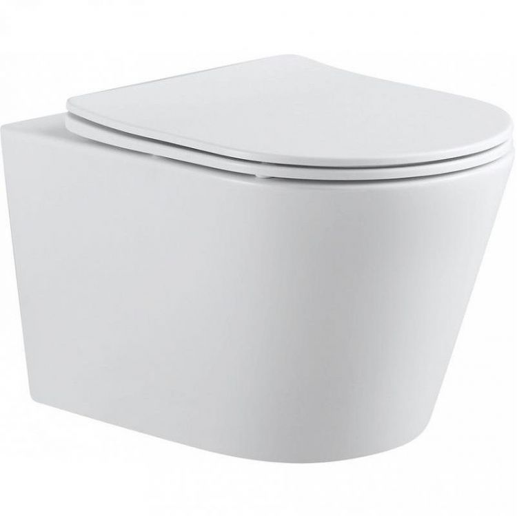 Унитаз Aquanet Atago 2.0 Rimless 243549 подвесной с сиденьем Микролифт Унитаз Aquanet Atago 2.0 Rimless 243549 подвесной с сиденьем Микролифт