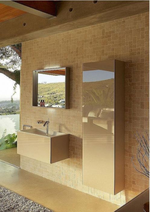 Шкаф пенал Keuco Plan 48 32930 180001 подвесной Кашемир